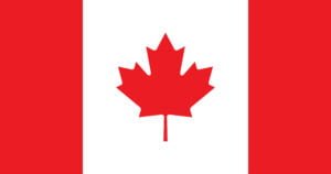 Illustration of Canada flag